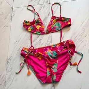 Hobie Floral Tropical Bikini Set SZ L